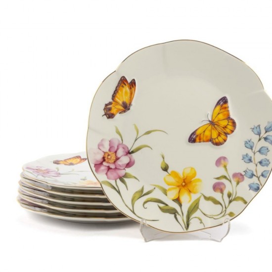 Mariposa 6lı Pasta Tabağı 21cm